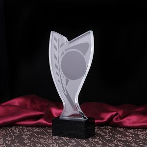 水晶奖牌