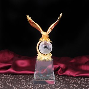 水晶奖牌